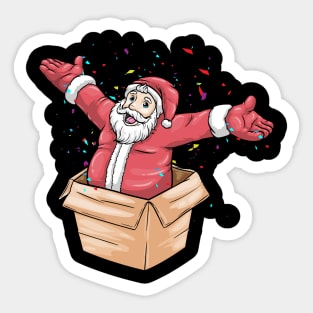 Funny Santa Claus Sticker